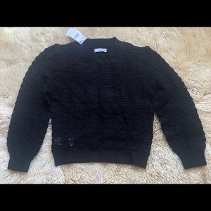 Mango black knit, Size M